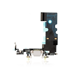 Centro De Carga Para iPhone 8 (Calidad Aftermarket) (Plateado)