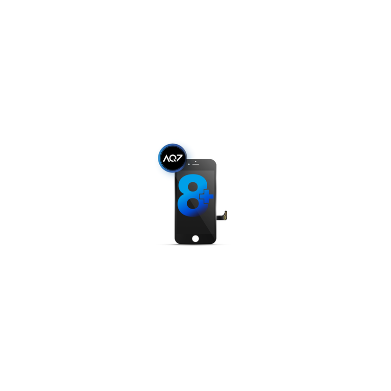 Pantalla LCD Para iPhone 8 Plus (Calidad Aftermarket, AQ7) Negro