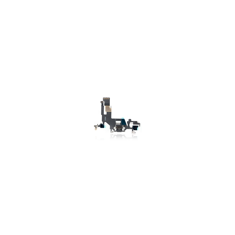 Centro De Carga Para iPhone 11 (Calidad AM Plus) (Negro)
