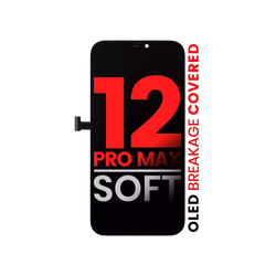 Pantalla OLED Para iPhone 12 Pro Max (Calidad Aftermarket Pro: XO7 Soft) Negro
