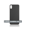 Tapa Trasera para iPhone X (Orificio de Camara Grande) (Gris Espacial)