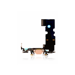 Centro De Carga Para iPhone 8 (Calidad Aftermarket) (Dorado)