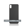 Tapa Trasera para iPhone XS (Orificio de Camara Grande) (Gris Espacial)