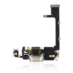 Centro De Carga Para iPhone 11 Pro (Calidad AM Plus) (Plateado)