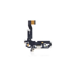 Centro De Carga Para iPhone 12 / 12 Pro (Calidad AM Plus) (Plateado)