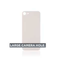 Tapa Trasera para iPhone 8 (Orificio de Camara Grande) (Dorado)