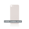 Tapa Trasera para iPhone 8 (Orificio de Camara Grande) (Dorado)