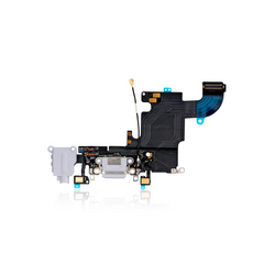 Centro De Carga Para iPhone 6S (Calidad Aftermarket) (Plateado)