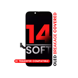 Pantalla OLED Para iPhone 14 (Calidad Aftermarket Pro: XO7 / Soft) Negro