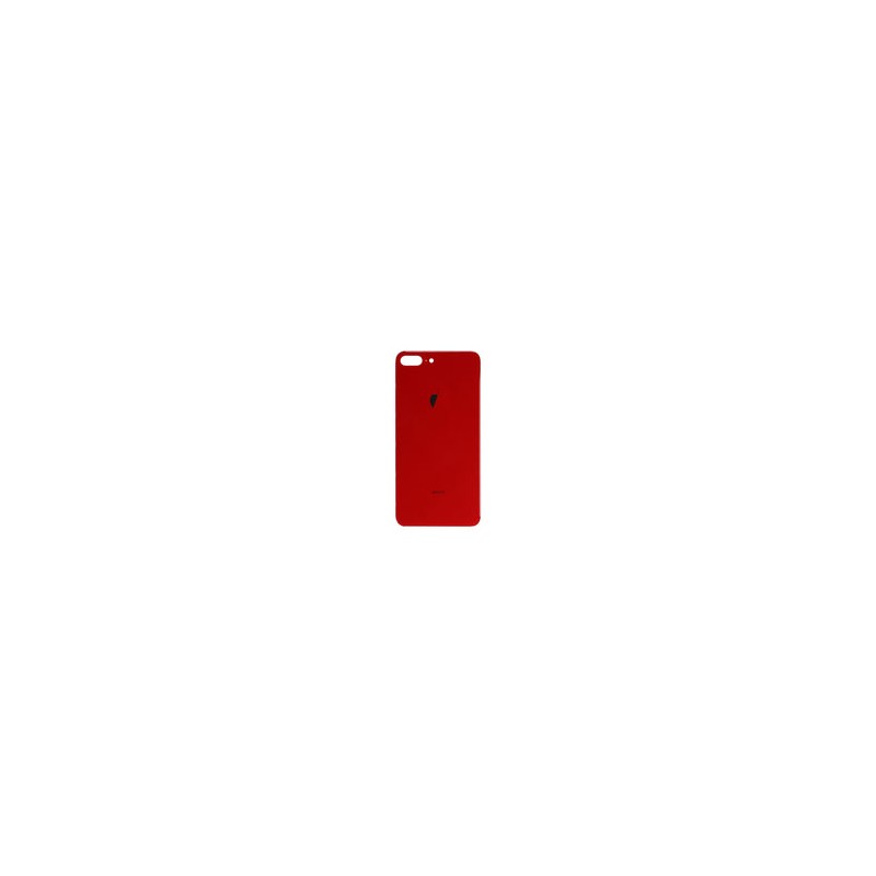 Tapa Trasera para iPhone 8 Plus (Orificio de Camara Grande) (Rojo)