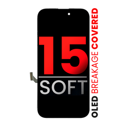 Pantalla OLED Para iPhone 15 (Calidad Aftermarket Pro: XO7 Soft) Negro