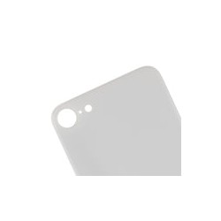 Tapa Trasera para iPhone 8 (Orificio de Camara Grande) (Plateado)