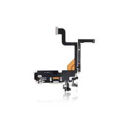 Centro De Carga Para iPhone 13 Pro (Calidad AM Plus) (Plateado)