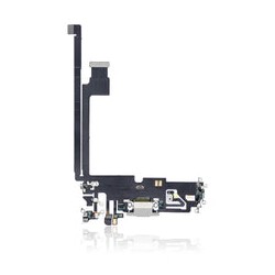 Centro De Carga Para iPhone 12 Pro Max (Calidad AM Plus) (Silver)