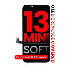 Pantalla OLED Para iPhone 13 Mini (Calidad Aftermarket Pro: XO7 / Soft) Negro