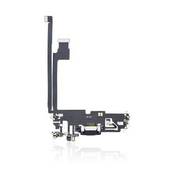 Centro De Carga Para iPhone 12 Pro Max (Calidad AM Plus) (Grafito)