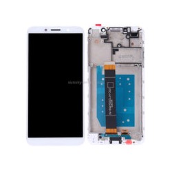 Pantalla LCD Con Marco Para Huawei Y5 (DRA-LX3 / 2018) (Blanco)
