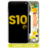 Pantalla OLED Con Marco Para Samsung Galaxy S10e (G970F / 2019) (Refurbished) (Amarillo)