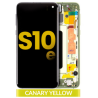 Pantalla OLED Con Marco Para Samsung Galaxy S10e (G970F / 2019) (Refurbished) (Amarillo)