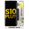 Pantalla OLED Con Marco Para Samsung Galaxy S10 Plus (G975F / 2019) (Reconstruida) (Plateado)