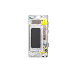 Pantalla OLED Con Marco Para Samsung Galaxy S10 Plus (G975F / 2019) (Reconstruida) (Plateado)
