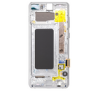 Pantalla OLED Con Marco Para Samsung Galaxy S10 Plus (G975F / 2019) (Reconstruida) (Plateado)
