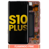 Pantalla OLED Con Marco Para Samsung Galaxy S10 Plus (G975F / 2019) (Reconstruida) (Rosa)