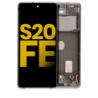 Pantalla OLED Con Marco Para Samsung Galaxy S20 FE 4G / 5G (G780 / 2020) (Reconstruida) (Blanco)