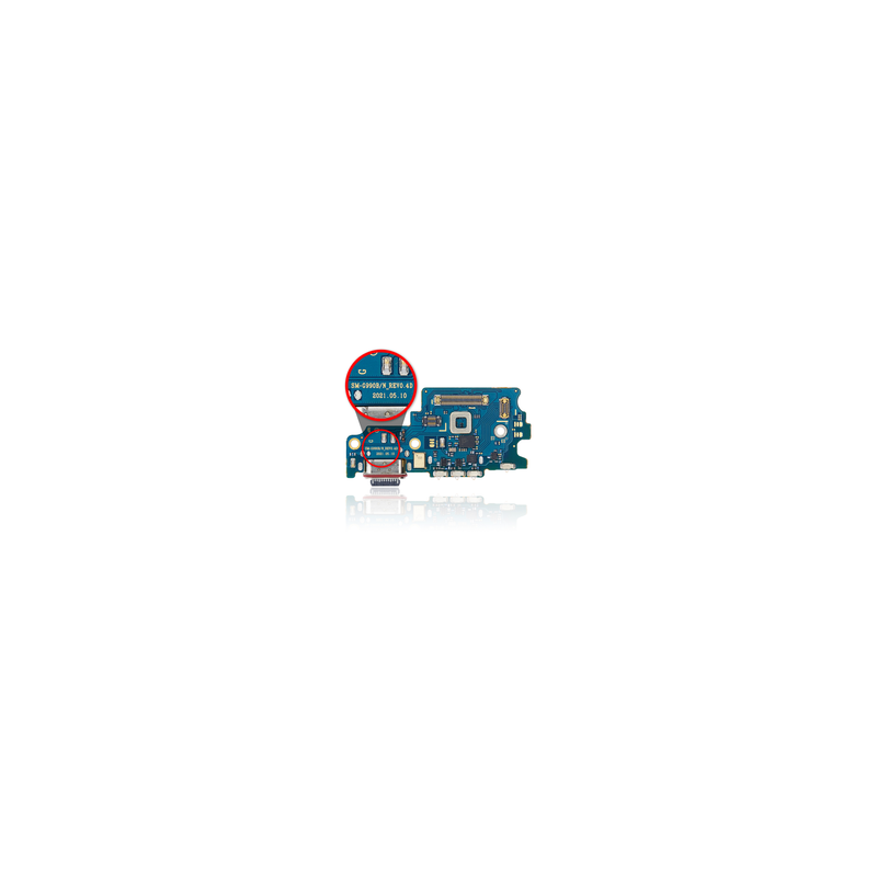 Centro de Carga con Lector de Tarjeta SIM Para Samsung Galaxy S21 FE 5G (G990B/N) (Versión Internacional)