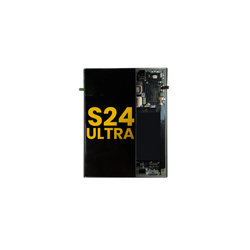 Pantalla OLED con Marco Para Samsung Galaxy S24 Ultra (Reconstruida) (Gris Titanio)