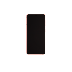 Pantalla OLED con Marco Para Samsung Galaxy S21 5G (G991 / 2021) (Reconstruida) Rosa