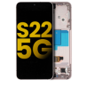 Pantalla OLED con Marco Para Samsung Galaxy S22 5G (S901 / 2022) (Reconstruida) (Rosa)
