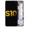 Pantalla OLED Con Marco Para Samsung Galaxy S10 (G973 / 2019) (Reconstruida) (Negro)