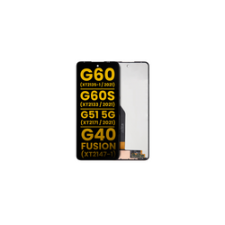 Pantalla LCD Para Motorola G60 (XT2135 / 2021) G60S (XT2133 / 2021) / G51 5G (XT2171 / 2021) / G40 Fusion (XT2147) (Negro)