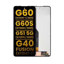Pantalla LCD Para Motorola G60 (XT2135 / 2021) G60S (XT2133 / 2021) / G51 5G (XT2171 / 2021) / G40 Fusion (XT2147) (Negro)