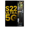 Pantalla OLED con Marco Para Samsung Galaxy S22 Ultra 5G (S908 / 2022) (Reconstruida) (Negro)