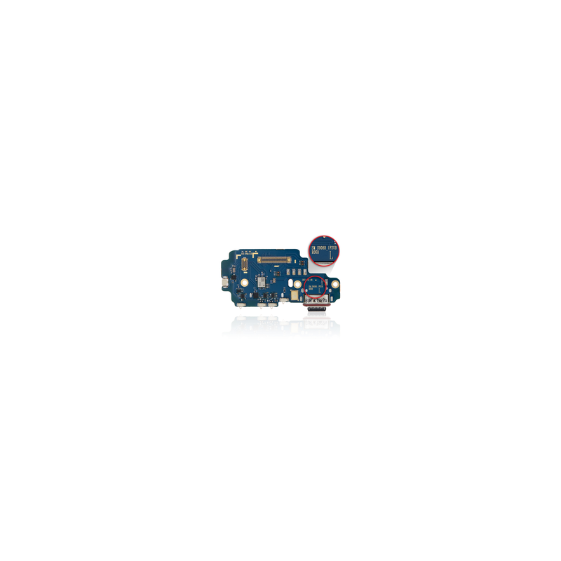 Centro de Carga con Lector de Tarjeta SIM Para Samsung Galaxy S22 Ultra 5G (S908B/N) (Versión Internacional)