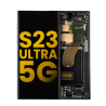 Pantalla OLED con Marco Para Samsung Galaxy S23 Ultra 5G (Reconstruida) (Negro)