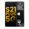 Pantalla OLED con Marco Para Samsung Galaxy S21 Plus 5G (G996 / 2021) (Reconstruida) Negro
