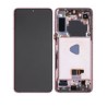 Pantalla OLED con Marco Para Samsung Galaxy S21 Plus 5G (G996 / 2021) (Reconstruida) Violeta