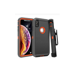 Funda 2 en 1 de Uso Rudo con Sujetador para iPhone X / XS