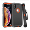 Funda 2 en 1 de Uso Rudo con Sujetador para iPhone X / XS