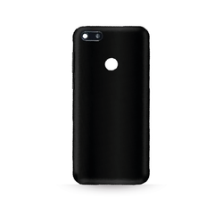 Tapa Trasera Para Motorola Moto E6 Play (Negro)