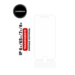 Mica Templada Económica Para iPhone 6 Plus / 6S Plus / 7 Plus / 8 Plus (Empaque Individual)