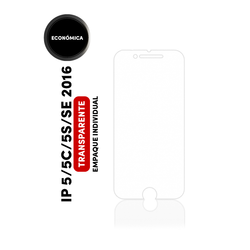 Mica Templada Económica Para iPhone 5 / 5C / 5S / SE (2016) (Empaque Individual)